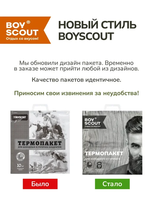 Boyscout Термопакет для продуктов многоразовый, 42х45 см, 42x45 см, фото 8
