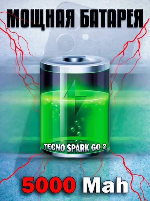 Смартфон TECNO Spark Go 2 3/64 ГБ, черный, фото 5