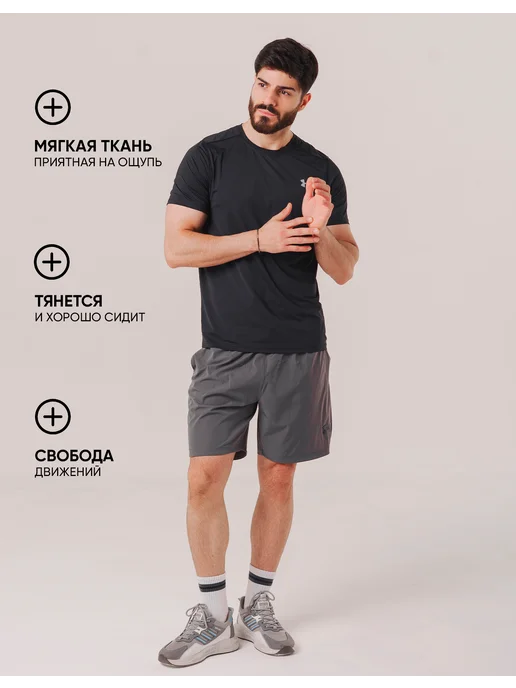 Under Armour Спортивная футболка, черный, фото 2