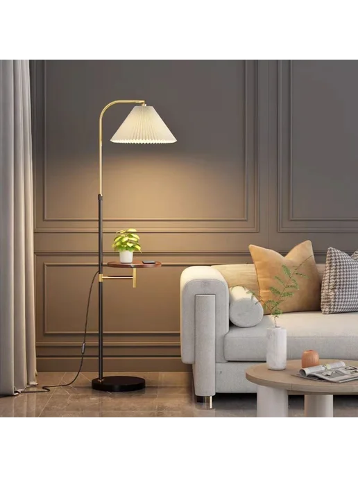 Oliver Light Многофункциональный напольный светильник, белый, фото 4