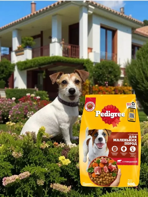Сухой корм PEDIGREE Педигри для собак, мелкие, говядина, 0,5 кг, фото 3