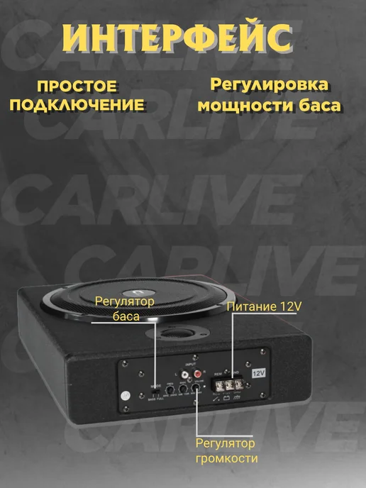 Автомобильный сабвуфер CarLive SB1810, вариант, фото 5