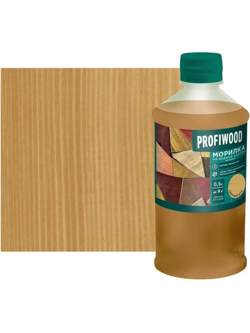 Profiwood Морилка для тонирования древесины 0.5 кг цвет светлый дуб, 500 г, фото 2