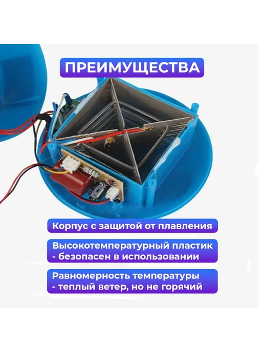 Лампа-тепловентилятор для животных инкубатора фермы, вариант, фото 2
