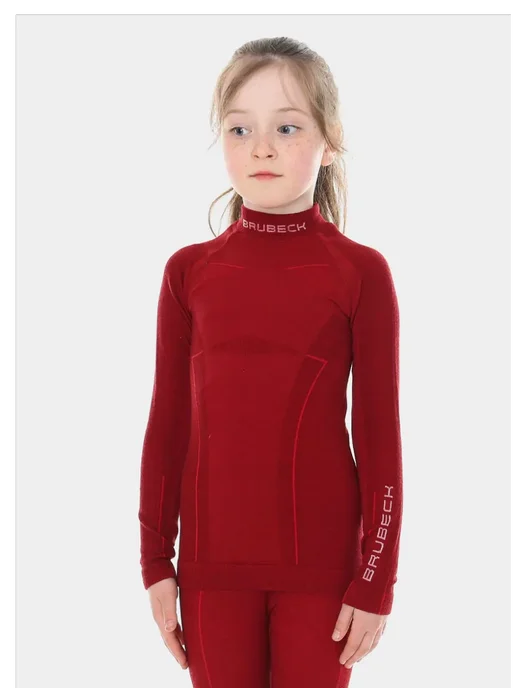 Brubeck Термобелье лонгслив Active Wool, красный