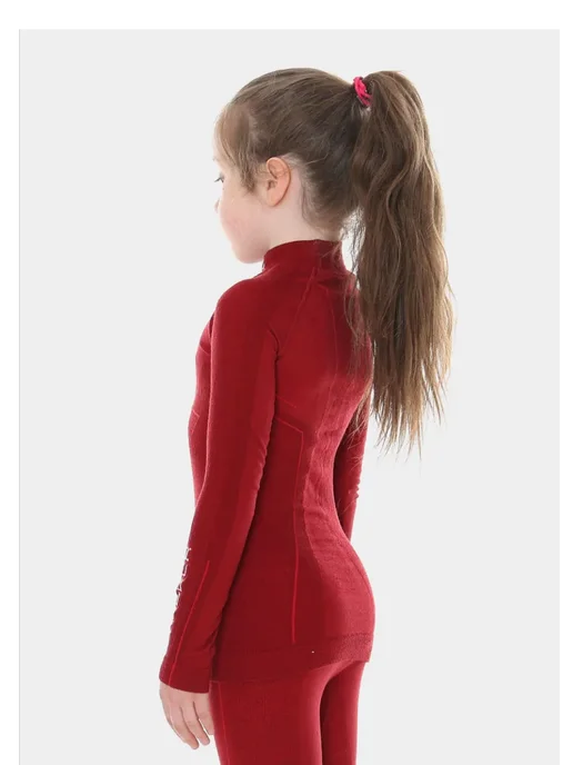 Brubeck Термобелье лонгслив Active Wool, красный, фото 4