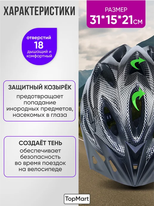 Шлем для скейтборда / самоката / велосипеда / BMX Шлем спортивный защитный для велосипеда, серый, фото 3