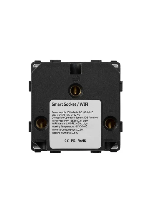 Умная розетка Wi-Fi с Алисой Tuya Smart Life Белая, белый, фото 2