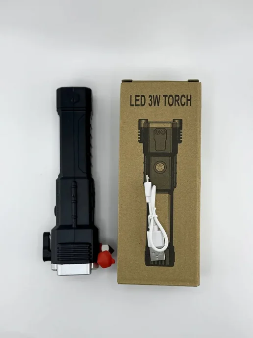 САРЫШКА LED Фонарик многофункциональный с зарядкой от USB, вариант, фото 4