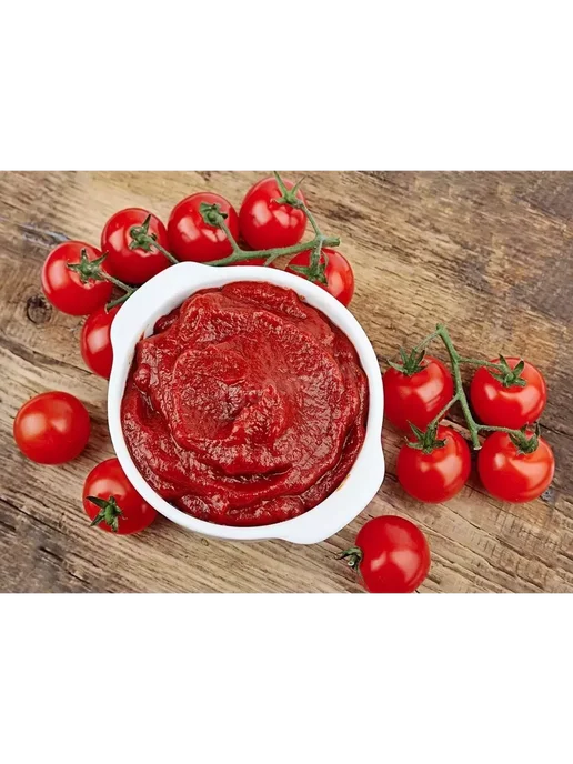Кубаночка Томатная Паста 200гр(Набор из 6шт), 200 г, 6 шт, фото 2
