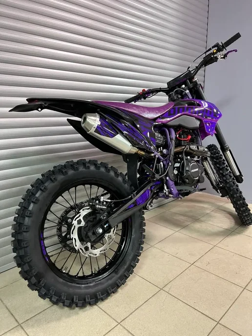 promax Собранный Кроссовый Эндуро DAIKON CB330, фиолетовый, фото 3