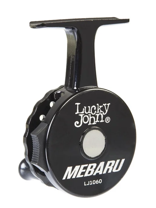 Lucky John Катушка зимняя MEBARU 60 мм. (проводочная), черный, фото 2