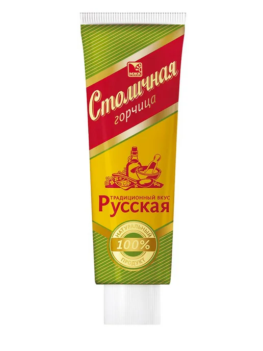 Столичная Горчица МЖК Русская, 100г, 8шт, 100 г, 8 шт, фото 2