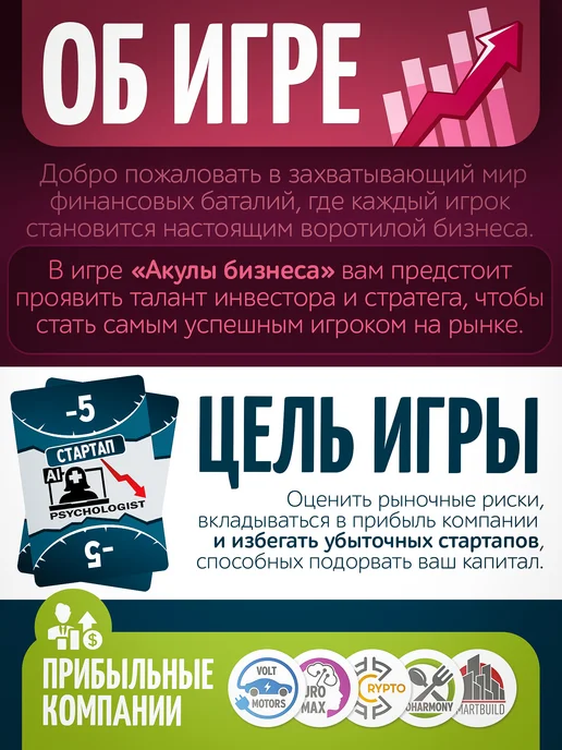 Нескучные игры Игра "Акулы бизнеса" - экономическая стратегия для всех, белый, фото 2