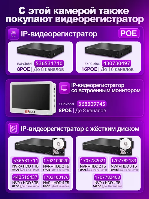 EXPGlobal Уличная камера видеонаблюдения PTZ IP камера POE 8Мп, белый, фото 5