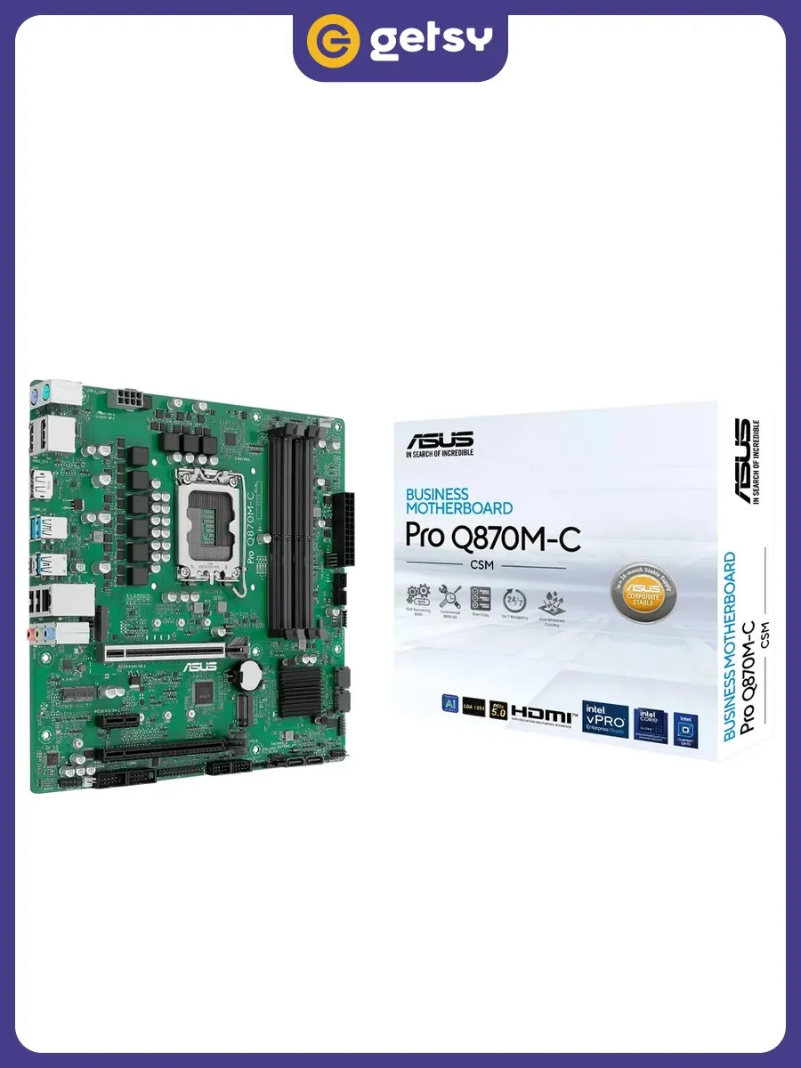 Asus Материнская плата PRO Q870M-C-CSM