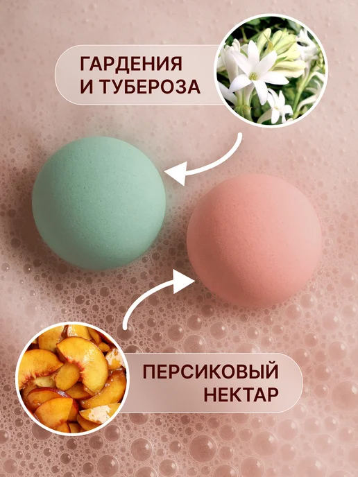 Набор бомбочек для ванны, голубой, фото 2