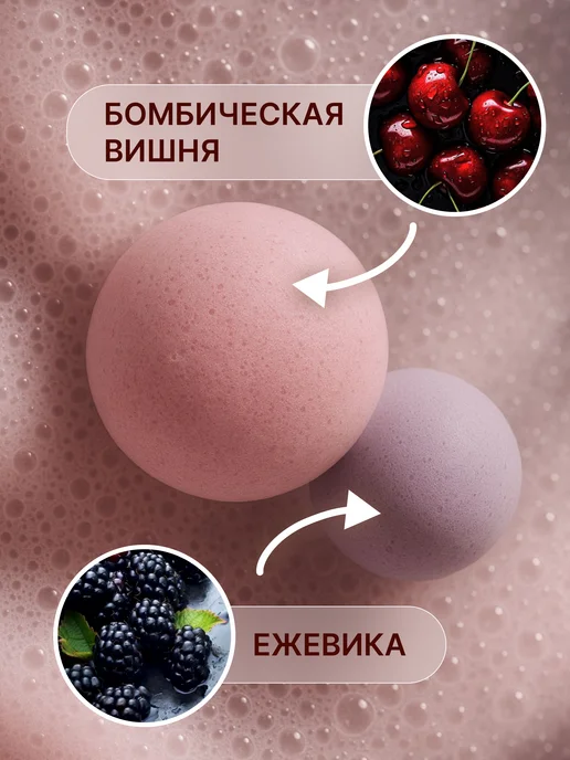 Набор бомбочек для ванны, фиолетовый, фото 2