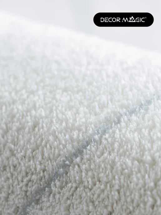 DECOR MAGIC Коврик в ванную и туалет ARCTIC 40 60 см, белый, фото 5