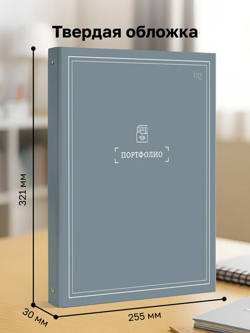 BG Портфолио школьника А4 на 4 кольцах, вариант, фото 3