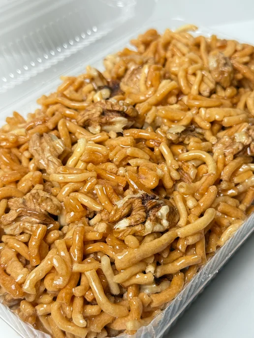Такли Чак-Чак натуральный с грецким орехом 450 гр, 450 г, фото 6
