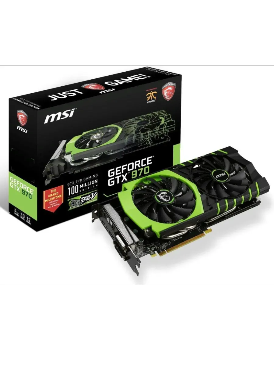 Видеокарта GTX 970 4gb Green MSI 540490004 купить в интернет‑магазине Wildberries