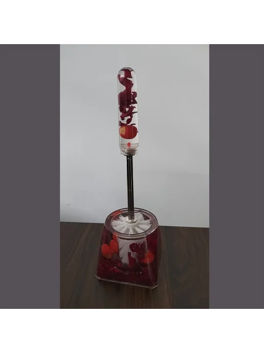 Ёршик для унитаза Acrylic Fresh Flower Красный 1 шт, 1 шт, фото 2