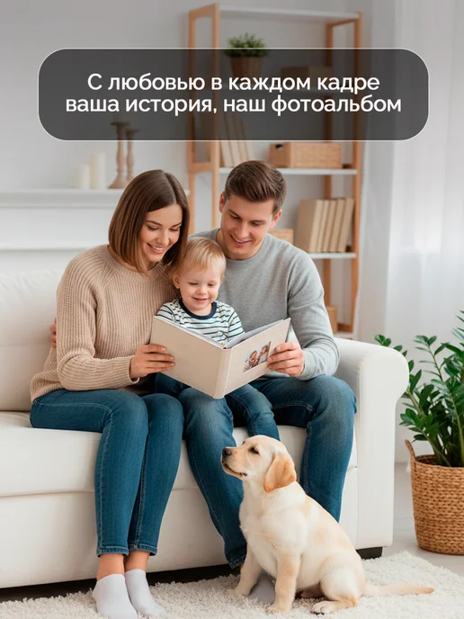Сималенд Фотоальбом на 200 фото, бежевый, фото 5
