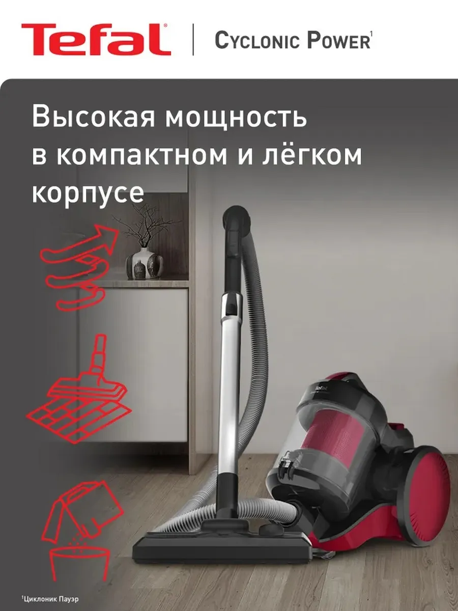 Пылесос с контейнером Cyclonic Power TW1923RH
