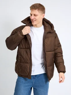 Куртка свободного кроя с капюшоном