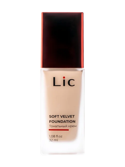 LIC Крем тональный Soft Velvet, 32 мл, 02 Y, 32 мл, фото 2