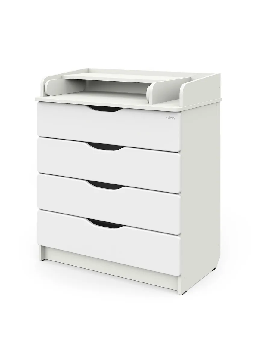 Комод пеленальный Сириус-2 WOOD 804 пвх белый премиум