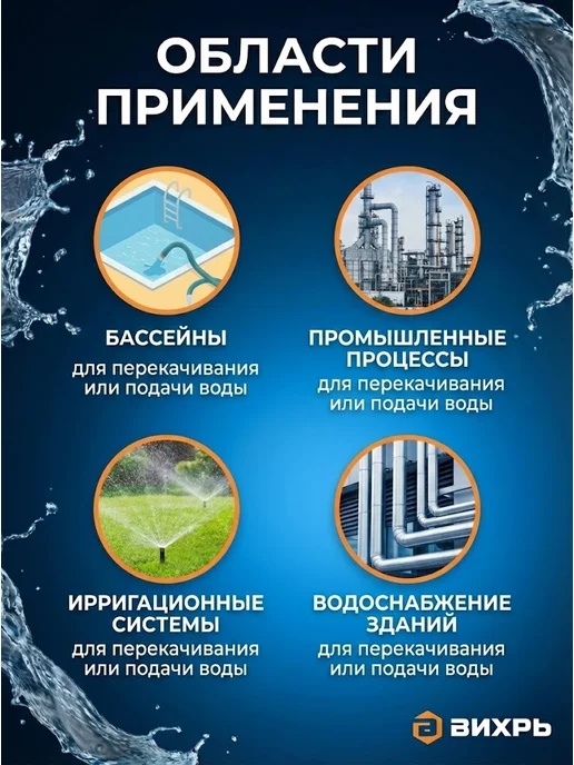 Насос поверхностный для воды самовсасывающий — фото 4