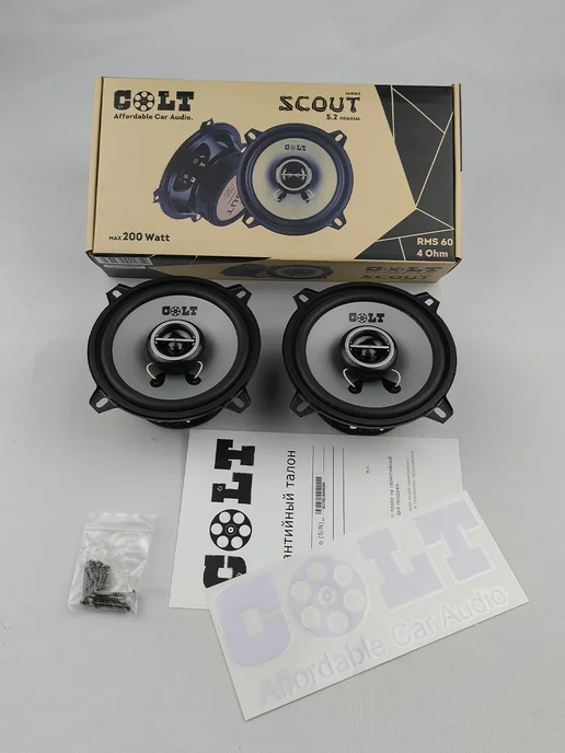 COLT CAR AUDIO Автомобильные динамики (Автоколонки) COLT SCOUT 5.2 COAXIAL, вариант, фото 3