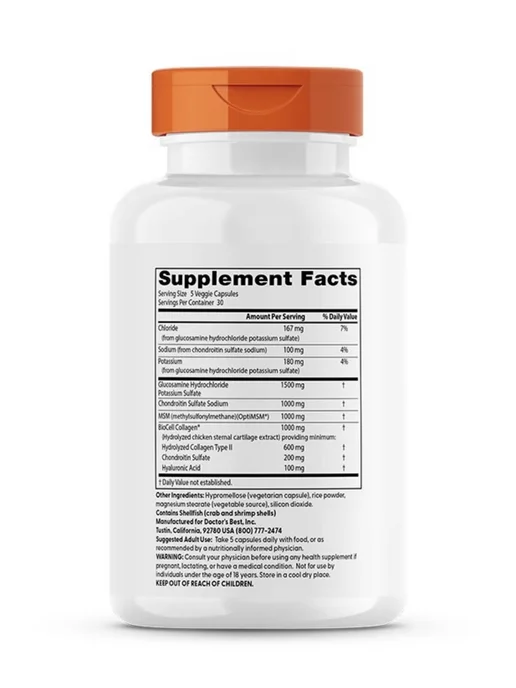 Doctor's Best Glucosamine Chondroitin MSM and Hyaluronic Aci…, вариант, фото 2