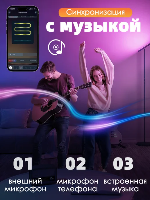 Светодиодная лента 15 метров с пультом RGB LED, 10 м, фото 5