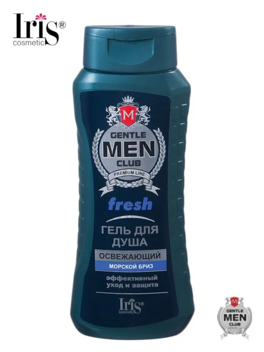IRIS COSMETIC Гель для душа мужской освежающий ( Беларусь ), 400 мл, фото 5