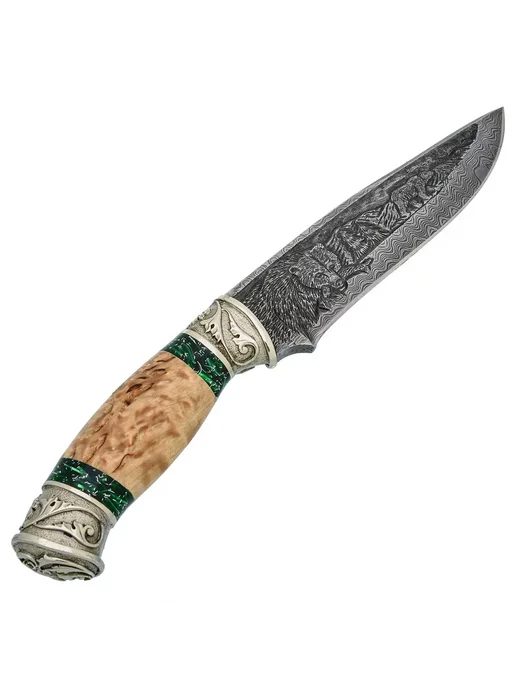 Русь Великая Нож сувенирный "Гризли", черный, фото 2