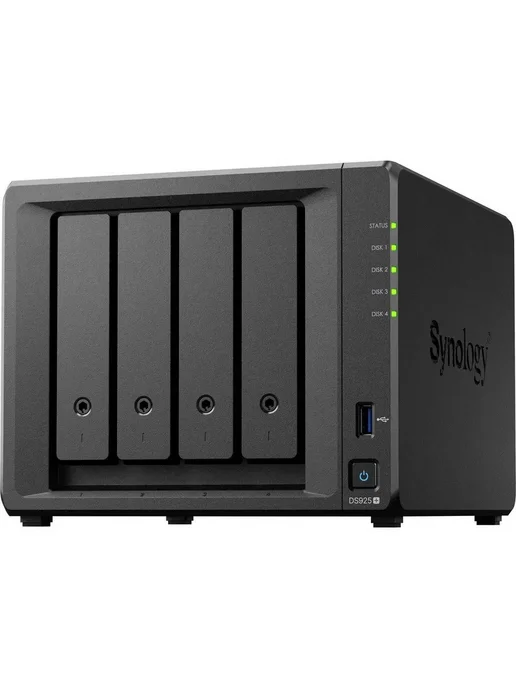Synology Платформа СХД DS925+ 4 Bay (Max.9)DDR4 2xUSB, вариант, фото 2