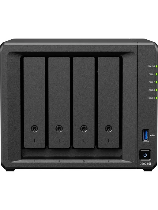 Synology Платформа СХД DS925+ 4 Bay (Max.9)DDR4 2xUSB, вариант, фото 4