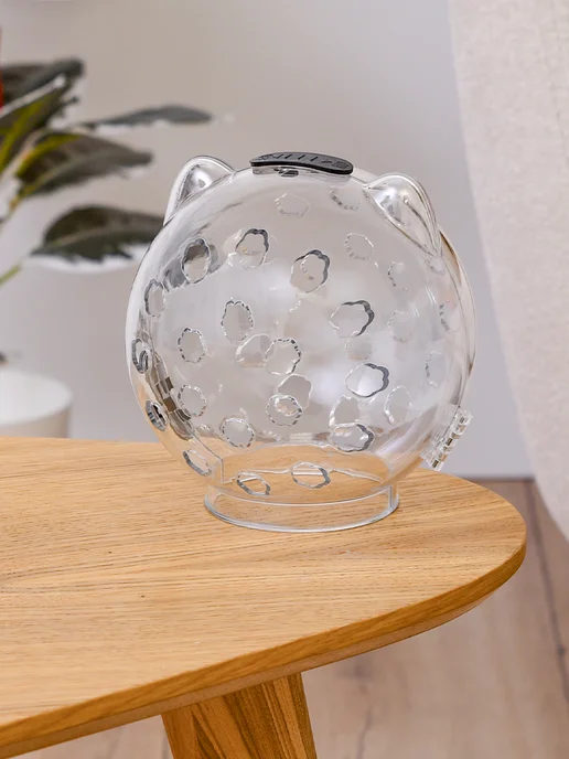 PetShop Намордник для кошек, шлем прозрачный, 15 см, вариант, фото 2