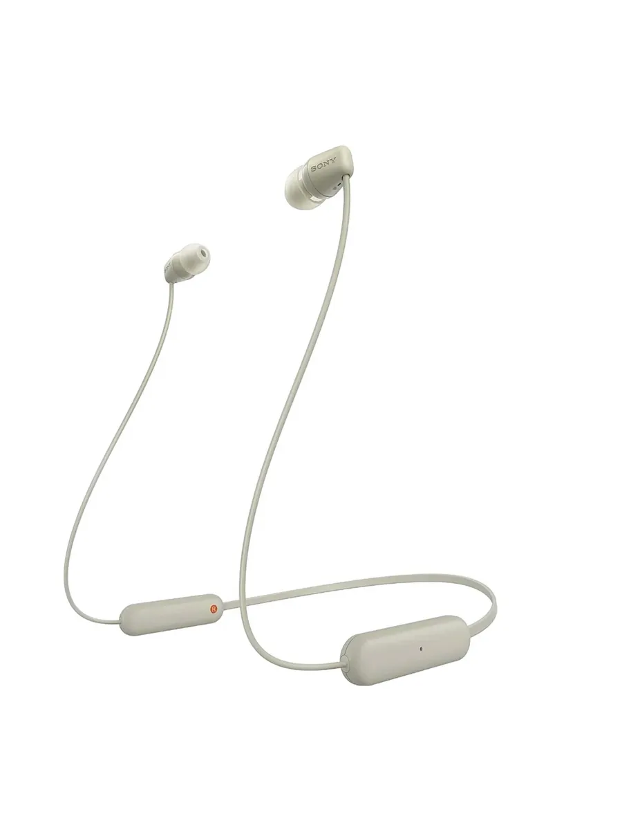 SONY Внутриканальные наушники WI-C100 beige