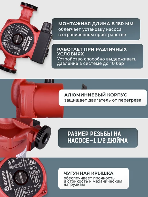 Насос циркуляционный для отопления Ц-25/4 — фото 3