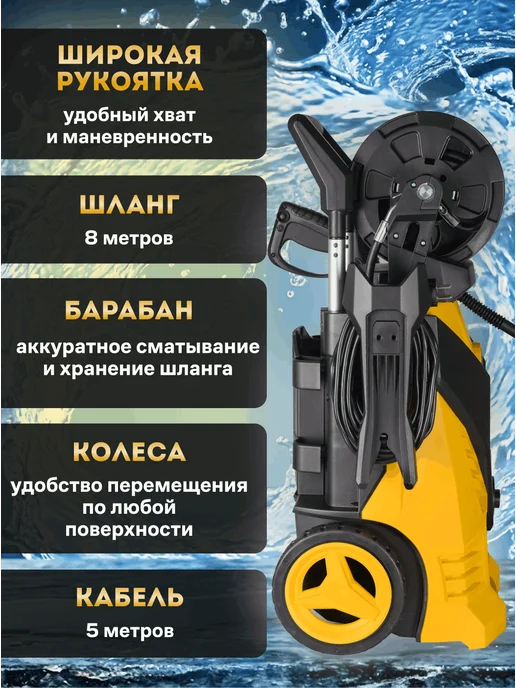 Мойка высокого давления профессиональная W210i PROFESSIONAL — фото 3