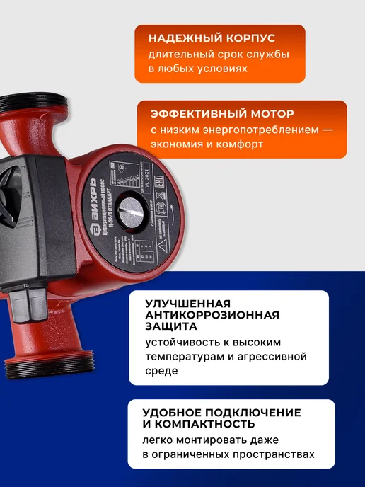 Насос циркуляционный для отопления Ц-32/4 стандарт — фото 2