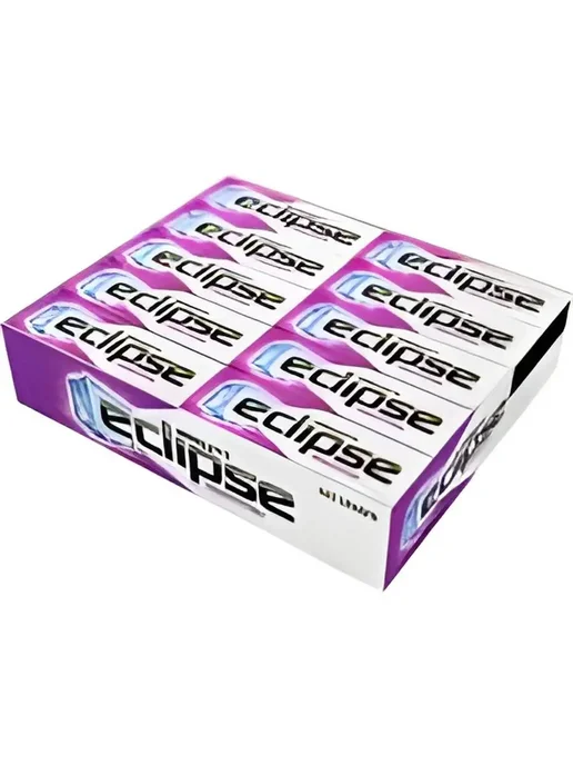 Eclipse Ледяная Ягода жевательная резинка 30шт по 13,6г, 30 шт, 13,6 г, фото 2