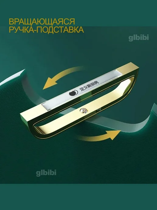 KIMMI SHOP Доска разделочная с шлифовальным пазом на подставке, зеленый, фото 6