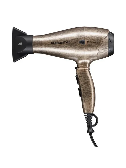DEWAL Фен PRO BARBER STYLE 03-120 Bronze, желтый, фото 2