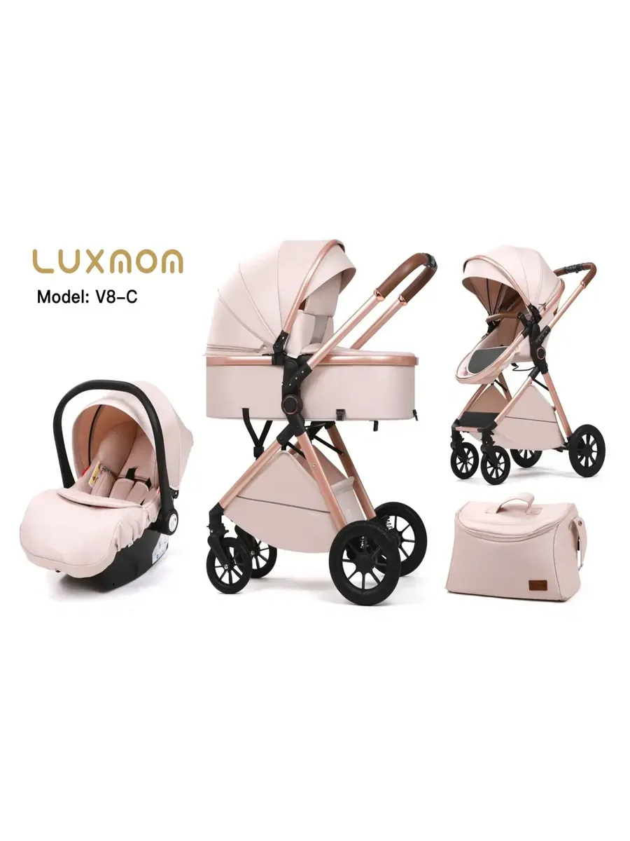 Коляска для новорожденных 3 в 1 с автолюлькой V2