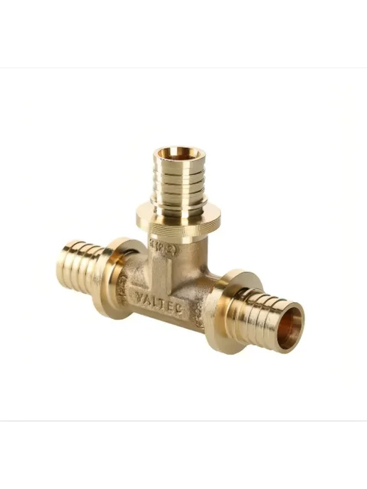 Valtec Тройник аксиальный надвижной перех. 20(2.8)*16(2.2)*16(2.2), желтый